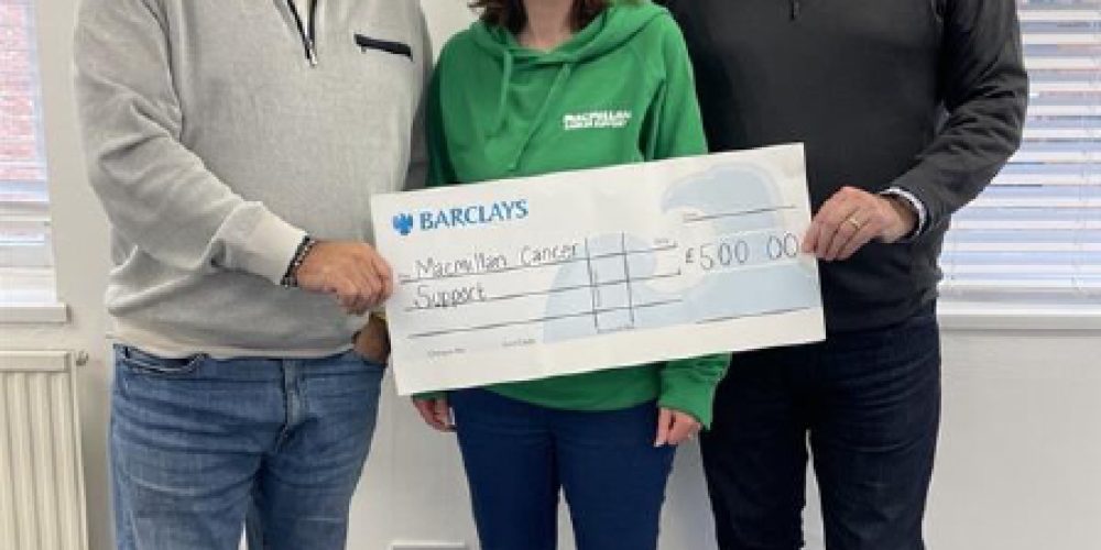 macmillan charity donation